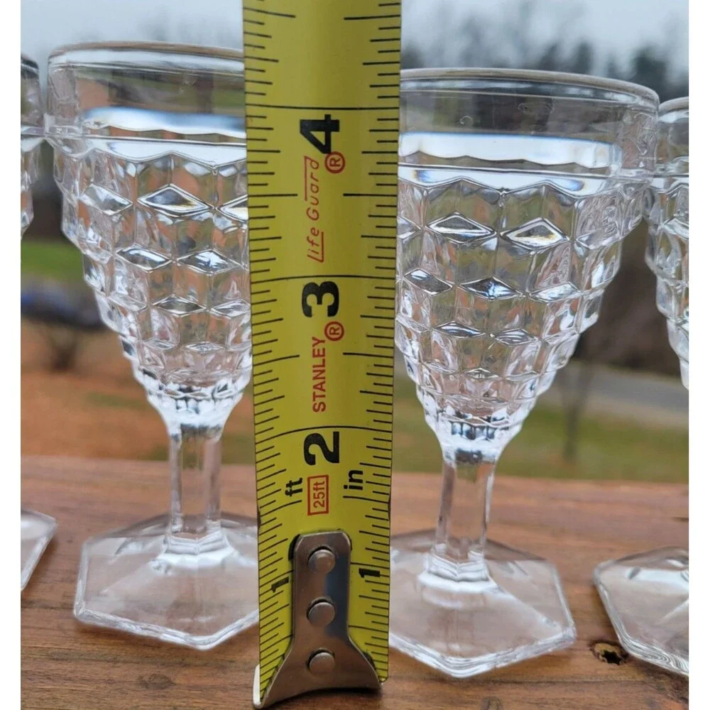 FOSTORIA American Clear Cordials 4 1/2